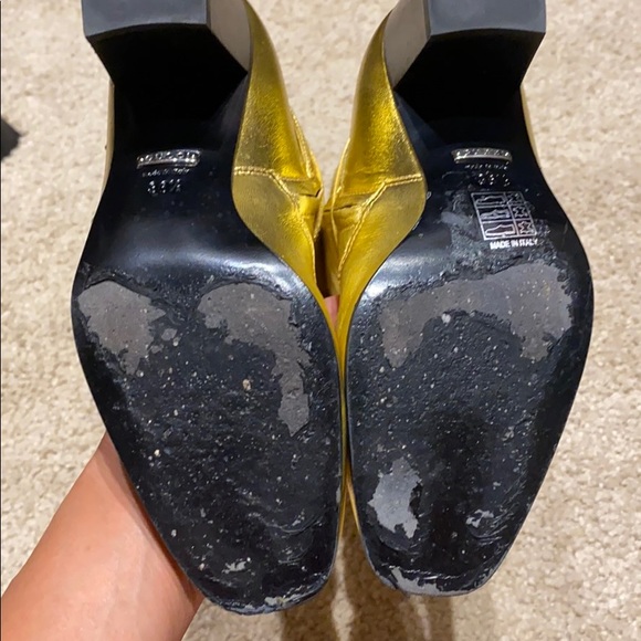Gucci Gold Boots - Picture 5 of 12